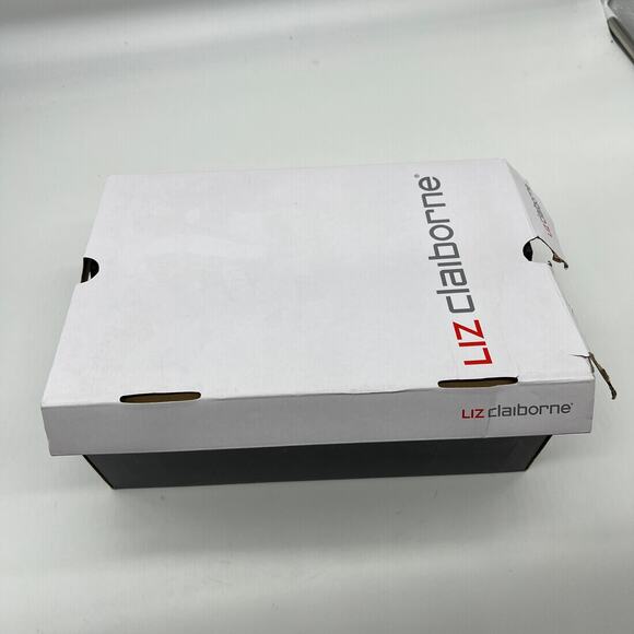 Liz Claiborne Womens Octavia Wedge Sandals White Size 11M - Picture 14 of 15